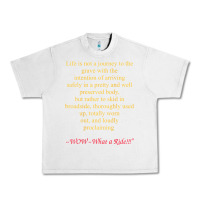 Lunar Rock Life Is Not A Journey To The Grave With The Intention Urban Heavy Tee - longCreatives
