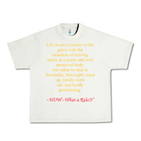 Pistachio Life Is Not A Journey To The Grave With The Intention Urban Heavy Tee - longCreatives