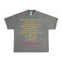 Tornado Life Is Not A Journey To The Grave With The Intention Urban Heavy Tee - longCreatives