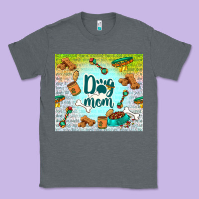 Dog Mom Classic Tee Designed By Tumblerdesignbyshophia