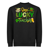 Black one lucky teacher Heavyweight Sweatshirt - Artiststas