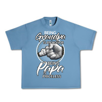 Pebble Blue being grandpa is an honor being papa is priceless, gift dad Urban Heavy Tee - longCreatives