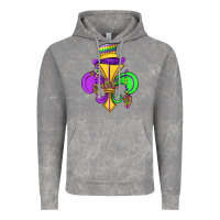 Cloud Rock fleur de lis Vintage Hoodie - OliviaCreatesArt