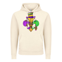 Vintage Artic fleur de lis Vintage Hoodie - OliviaCreatesArt