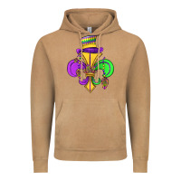 Vintage Camel fleur de lis Vintage Hoodie - OliviaCreatesArt