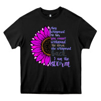 Black I Am The Storm sunflower Heavy Core Tee - Bettercallsaul