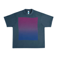 Midnight Navy Bisexual Pride Subtle Bi Urban Heavy Tee - longCreatives