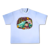 Grape Ice Western rabbit Easter Day Urban Heavy Tee - CowGirlArtShop