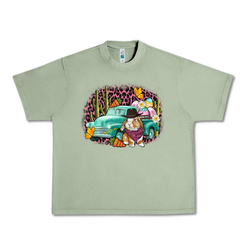 Western Rabbit Easter Day Urban Heavy Tee by CowGirlArtShop | Teevron