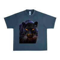 Midnight Navy Black Panther, Big Cat T Urban Heavy Tee - longCreatives