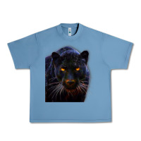 Pebble Blue Black Panther, Big Cat T Urban Heavy Tee - longCreatives