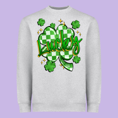 Lucky Heavyweight Sweatshirt Designed By Artiststas