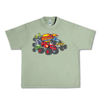 Oil Green Blaze and the Monster Machines and Friends Urban Heavy Tee - longCreatives