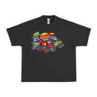 Pigment Black Blaze and the Monster Machines and Friends Urban Heavy Tee - longCreatives
