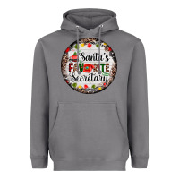 Storm christmas santas favorite secretary    light Heavyweight Hoodie - AdoDesignShop