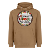 Toasted Coconut christmas santas favorite secretary    light Heavyweight Hoodie - AdoDesignShop