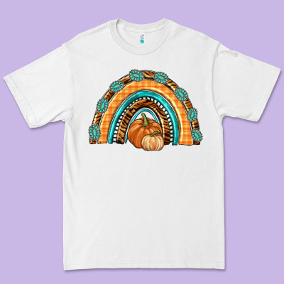 Rainbow Thankful With Gemstone Premium Tee Designed By Texasbilliewilder