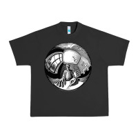 Pigment Black M.C. Escher Spherical Self Portrait Urban Heavy Tee - longCreatives