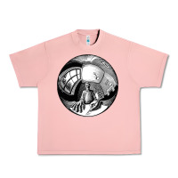 Salmon M.C. Escher Spherical Self Portrait Urban Heavy Tee - longCreatives