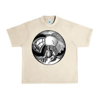 Sandshell M.C. Escher Spherical Self Portrait Urban Heavy Tee - longCreatives
