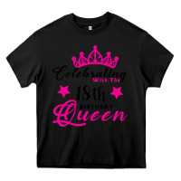 Black Celebrating With the 18th Birthday Queen Heavy Core Tee - Bettercallsaul