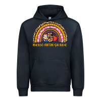 Navy back to school rainbow hello fifth grade Urban Hoodie - AdoDesignShop