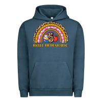 Pigment Midnight Navy back to school rainbow hello fifth grade Urban Hoodie - AdoDesignShop