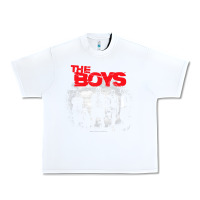 White The Boys Graffiti Group Photo Urban Heavy Tee - longCreatives