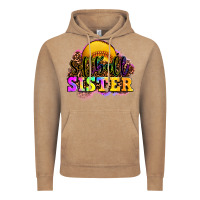 Vintage Coffee softball sister Vintage Hoodie - OliviaCreatesArt