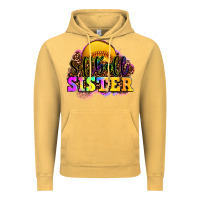 Vintage Mustard softball sister Vintage Hoodie - OliviaCreatesArt