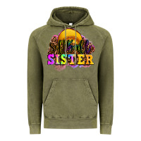 Vintage Olive softball sister Vintage Hoodie - OliviaCreatesArt