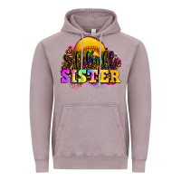Vintage Zinc softball sister Vintage Hoodie - OliviaCreatesArt