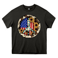 Asphalt Peace sign Heavy Core Tee - JahusDesignShop