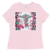 Bubblegum Pink lpn Ladies Tee - TumblerDesignByShophia