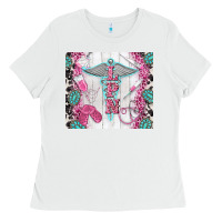 White lpn Ladies Tee - TumblerDesignByShophia