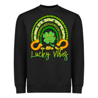 Black lucky vibes Heavyweight Sweatshirt - Artiststas