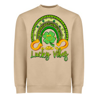 Mushroom lucky vibes Heavyweight Sweatshirt - Artiststas