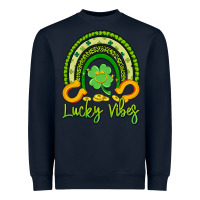 Navy lucky vibes Heavyweight Sweatshirt - Artiststas