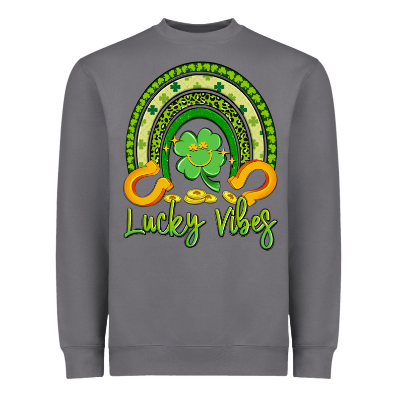 Lucky Vibes Heavyweight Sweatshirt by Artiststas | Teevron