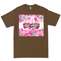 Cacao Breast Cancer Teacher Premium Tee - NancyCooperArtShop