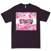 Plum Breast Cancer Teacher Premium Tee - NancyCooperArtShop