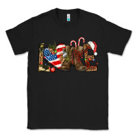 Black Army christmas love 4th Of July Classic Tee - HowdyJamesFarm