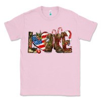 Bubblegum Pink Army christmas love 4th Of July Classic Tee - HowdyJamesFarm