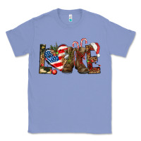 Colony Blue Army christmas love 4th Of July Classic Tee - HowdyJamesFarm