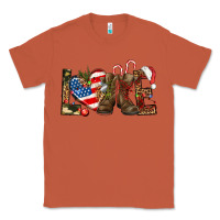 Army Christmas Love 4th Of July Classic Tee | Teevron