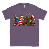 Lavender Army christmas love 4th Of July Classic Tee - HowdyJamesFarm