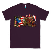 Plum Army christmas love 4th Of July Classic Tee - HowdyJamesFarm