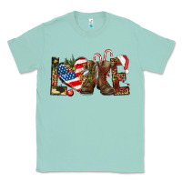 Seafoam Army christmas love 4th Of July Classic Tee - HowdyJamesFarm