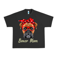 Pigment Black Boxer Mom Dogs  Mothers Day Dog Lovers Gifts For Women Urban Heavy Tee - longCreatives