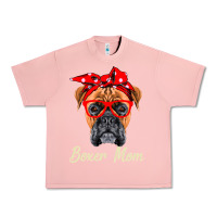 Salmon Boxer Mom Dogs  Mothers Day Dog Lovers Gifts For Women Urban Heavy Tee - longCreatives